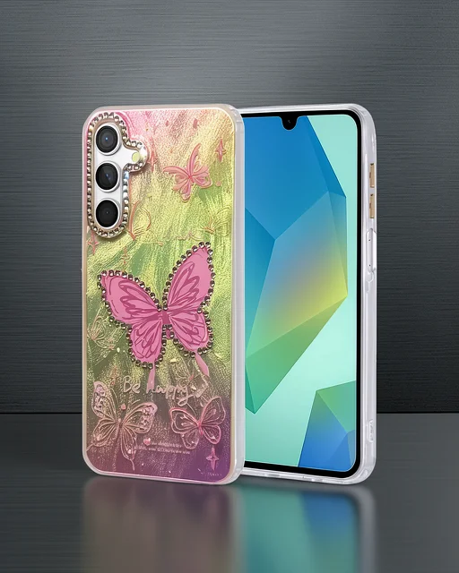 Samsung Galaxy A14 4g Kılıf Blade Aynalı Desenli Kapak - Desen 5