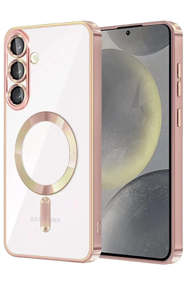 Samsung Galaxy S25 FE Kross Magneticsafe Kapak - Rose