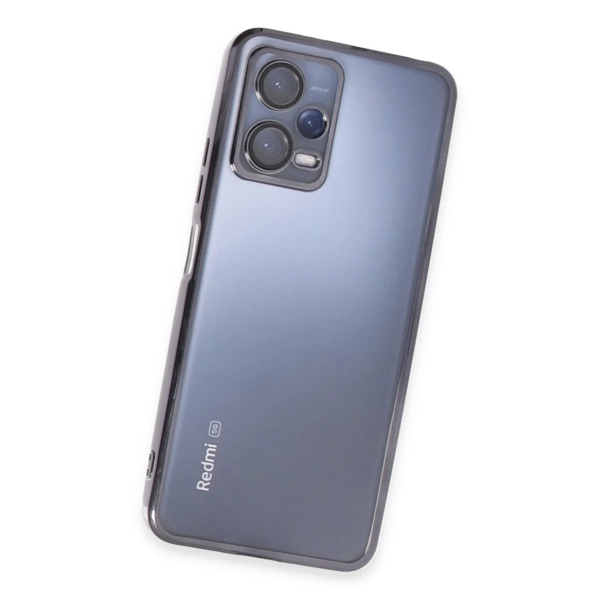 Xiaomi Redmi Note 12 5g Kılıf Razer Lensli Silikon - Siyah görsel 3