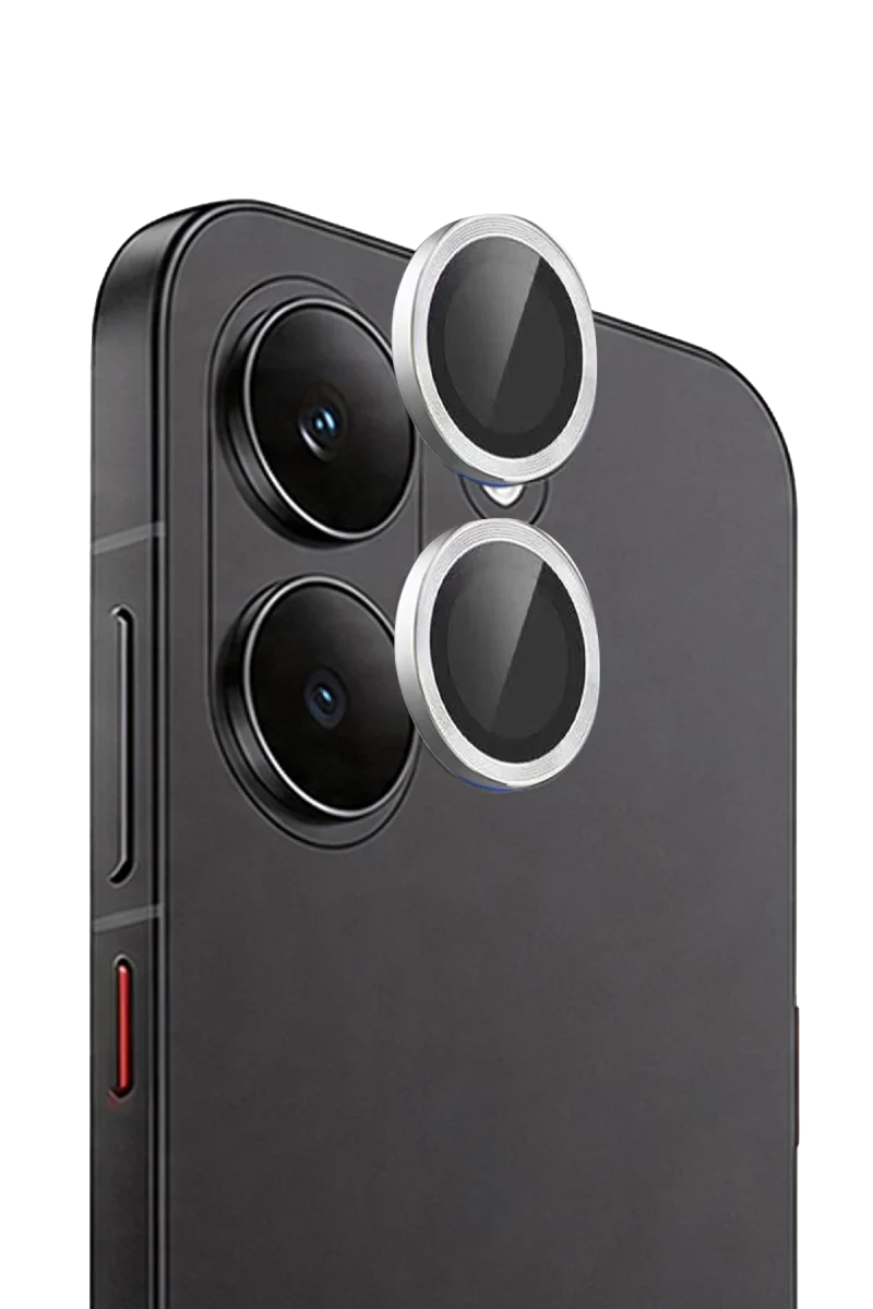 Xiao Poco X8 Pro Raze Metal Kamera Lens - Gümüş görsel 2