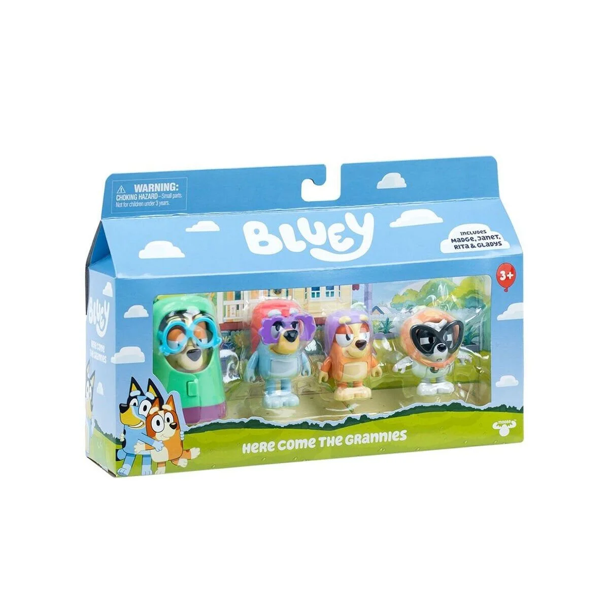 BLUEY 19201 Bluey 4lü Figür Seti Asorti görsel 5