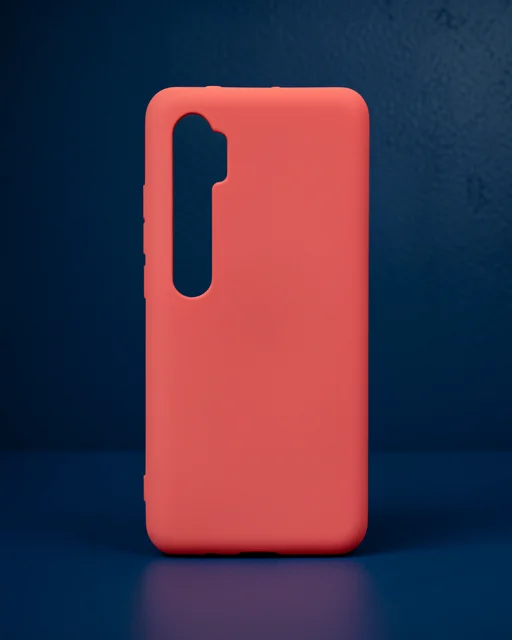 Xiaomi Mi Note 10 Lite Kılıf Nano İçi Kadife Silikon - Kiremit