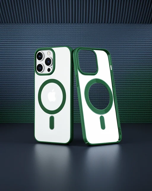 Apple İphone 14 Pro Max Kılıf Element Magneticsafe Sert Kapak - Köknar Yeşili