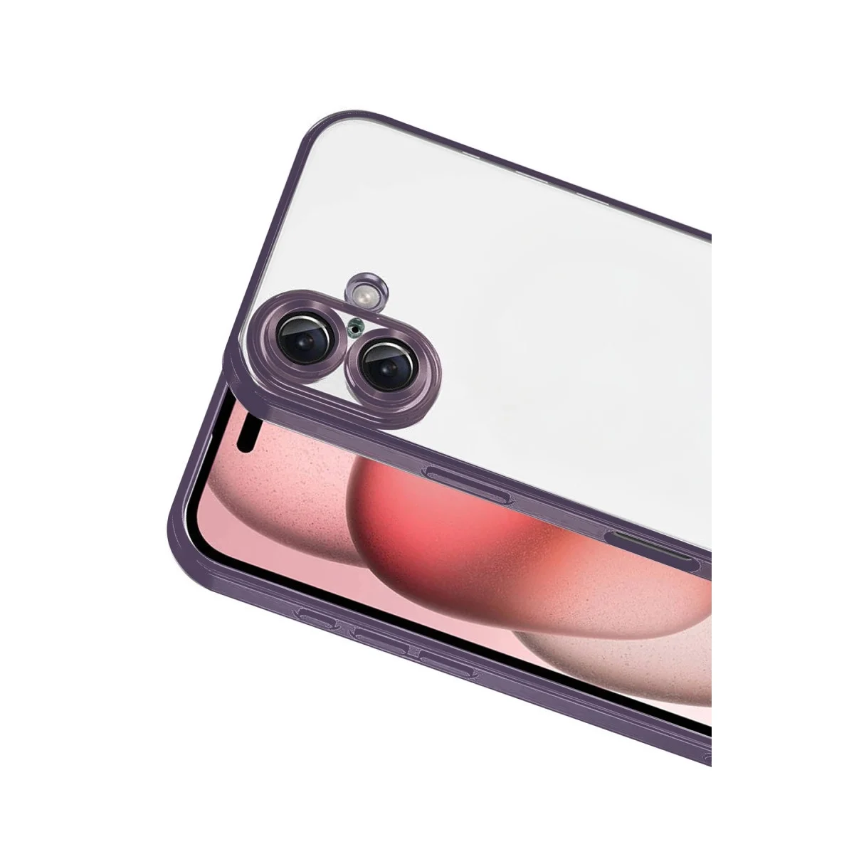 Apple İphone 17 Razer Lensli Silikon - Mor görsel 2