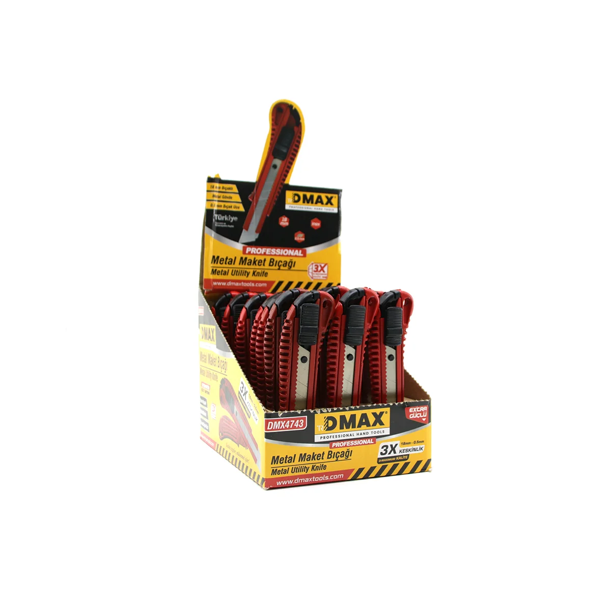 Büyük Metal Falçata Maket Bıçağı 18mm (1 Adet) görsel 2