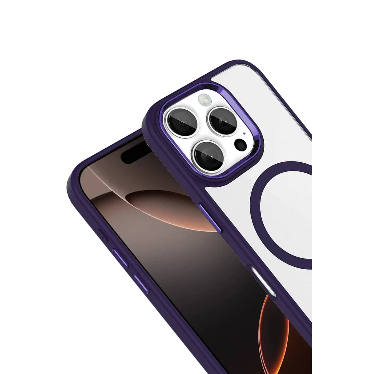 Joko Apple iPhone 16 Pro Max Terea Magsafe Kapak - Derin Mor görsel 2