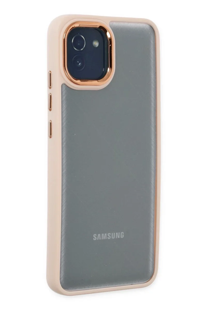 Samsung Galaxy A03 Kılıf Dora Kapak - Pudra