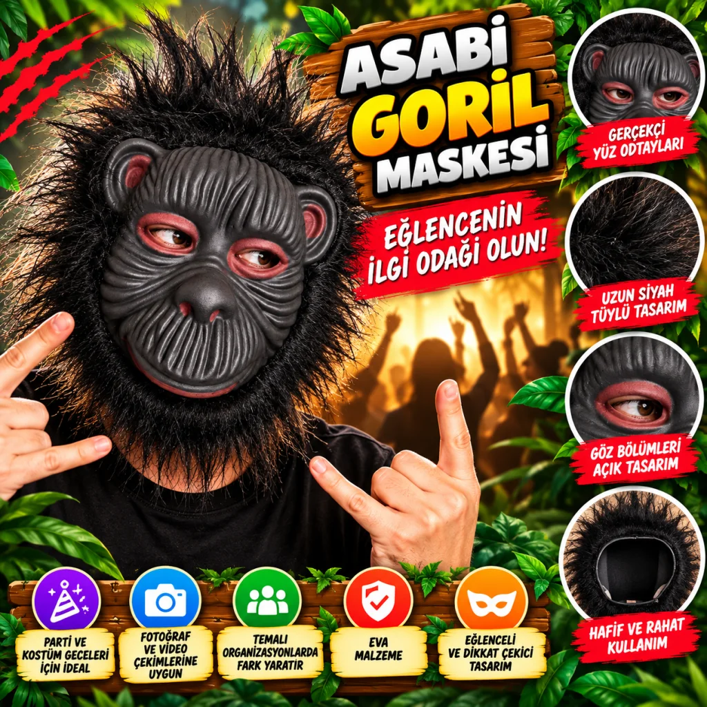 Eva Goril Maskesi – Asabi Goril görsel 2