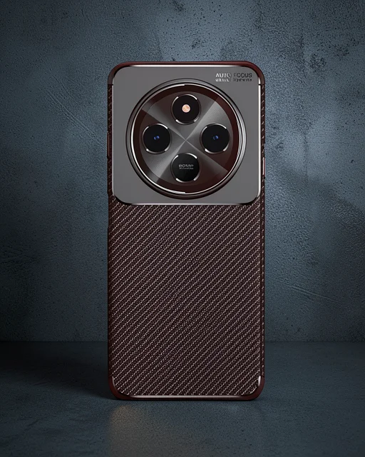 Xiaomi Redmi 14c Kılıf Auto Focus Karbon Kapak - Koyu Yeşil