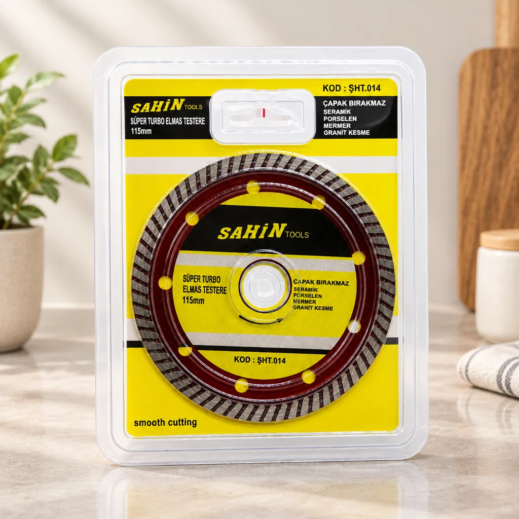 İnce Turbo Kesici Disk - Mermer Granit Seramik 115x22.2-3mm