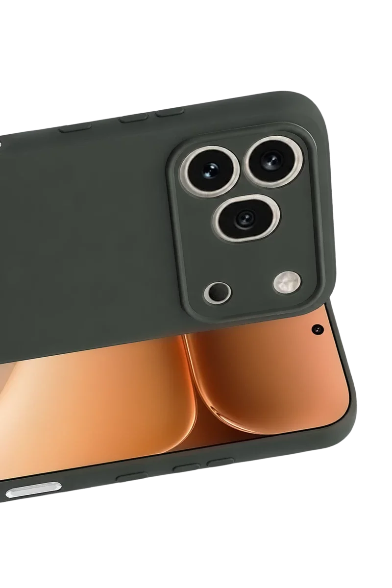 Huawei Honor 600 Pro First Silikon - Koyu Yeşil görsel 2