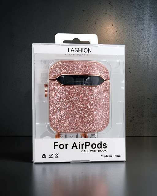 Apple Airpods 2 (2.nesil) Spell Simli Kılıf - Rose Gold