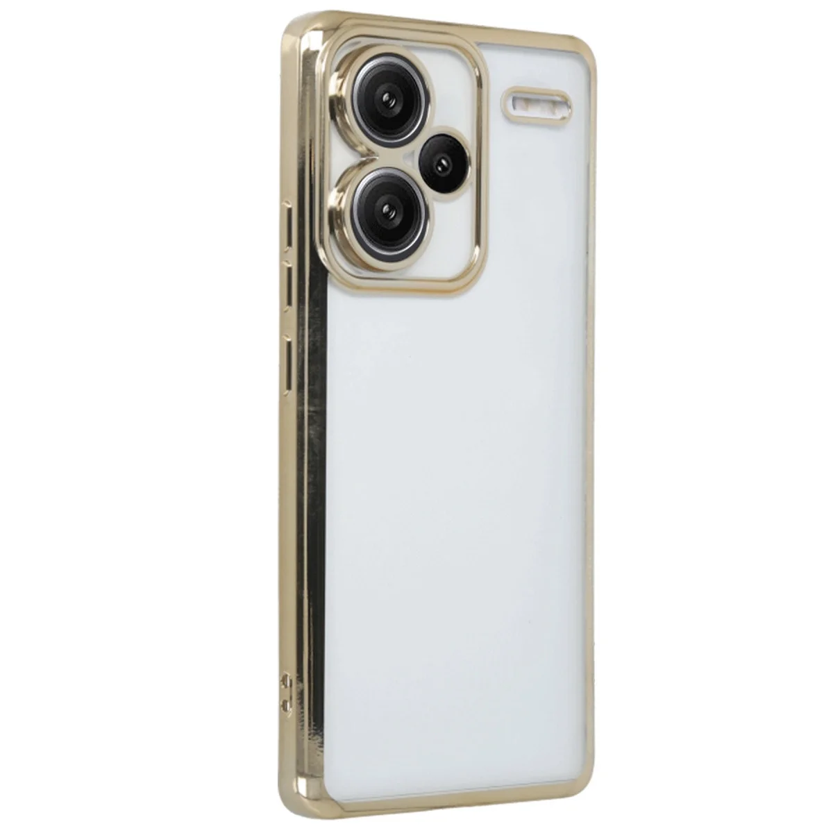 Xiaomi Redmi Note 13 Pro Plus Kılıf Razer Lensli Silikon - Gold görsel 2