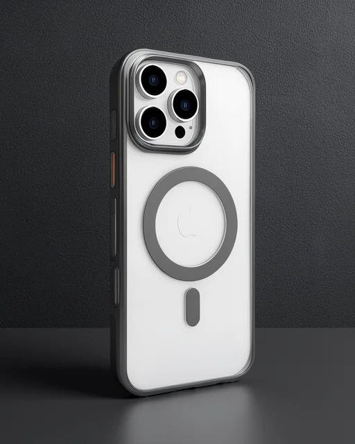 Joko Apple İphone 16 Pro Max Gleam Pc Sert Magsafe Kılıf - Titan Gri