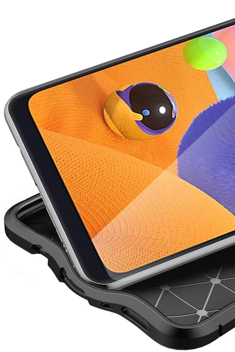 Samsung Galaxy A31 Kılıf Auto Focus Kapak - Kırmızı görsel 3