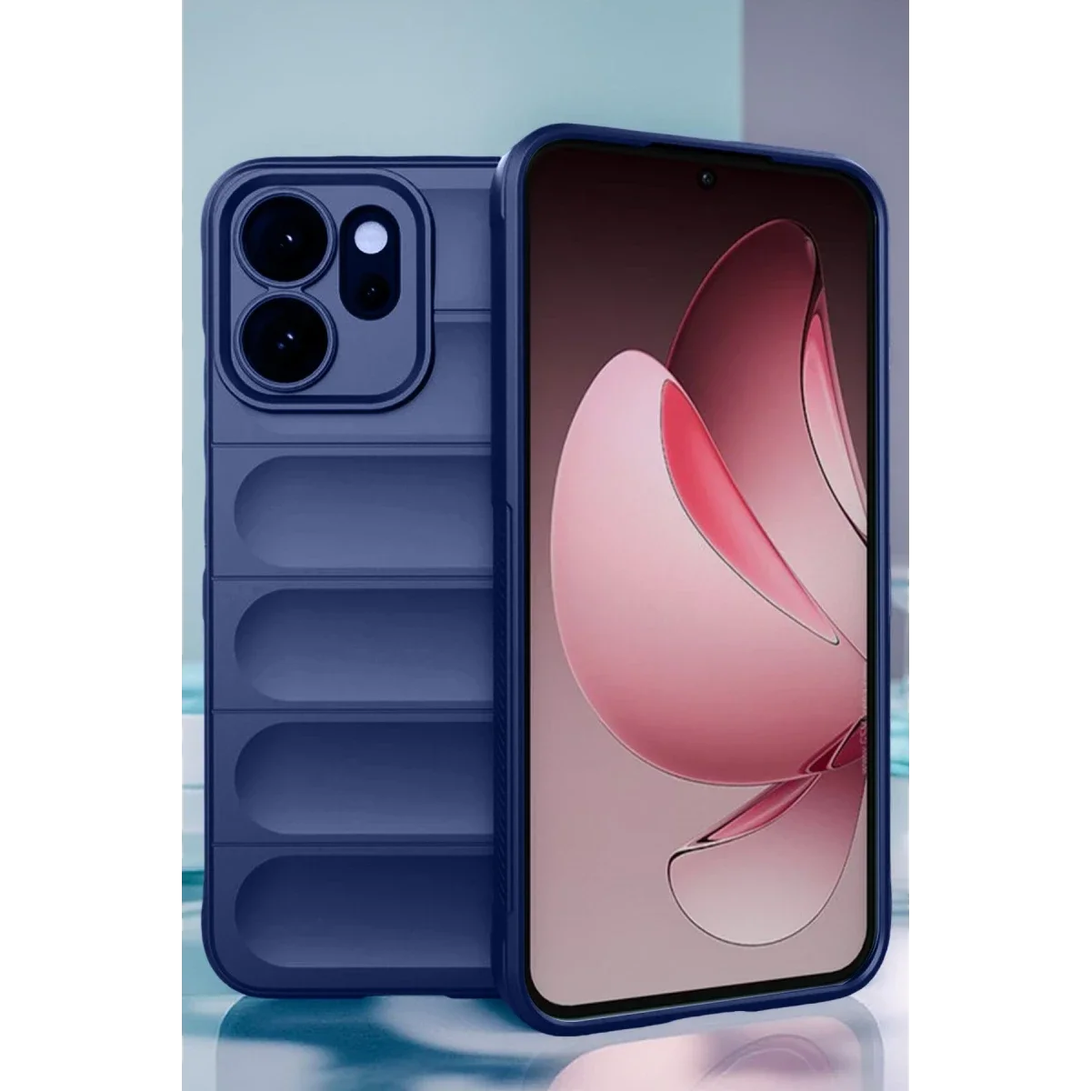 Oppo Reno 14 Optimum Silikon - Lacivert görsel 2
