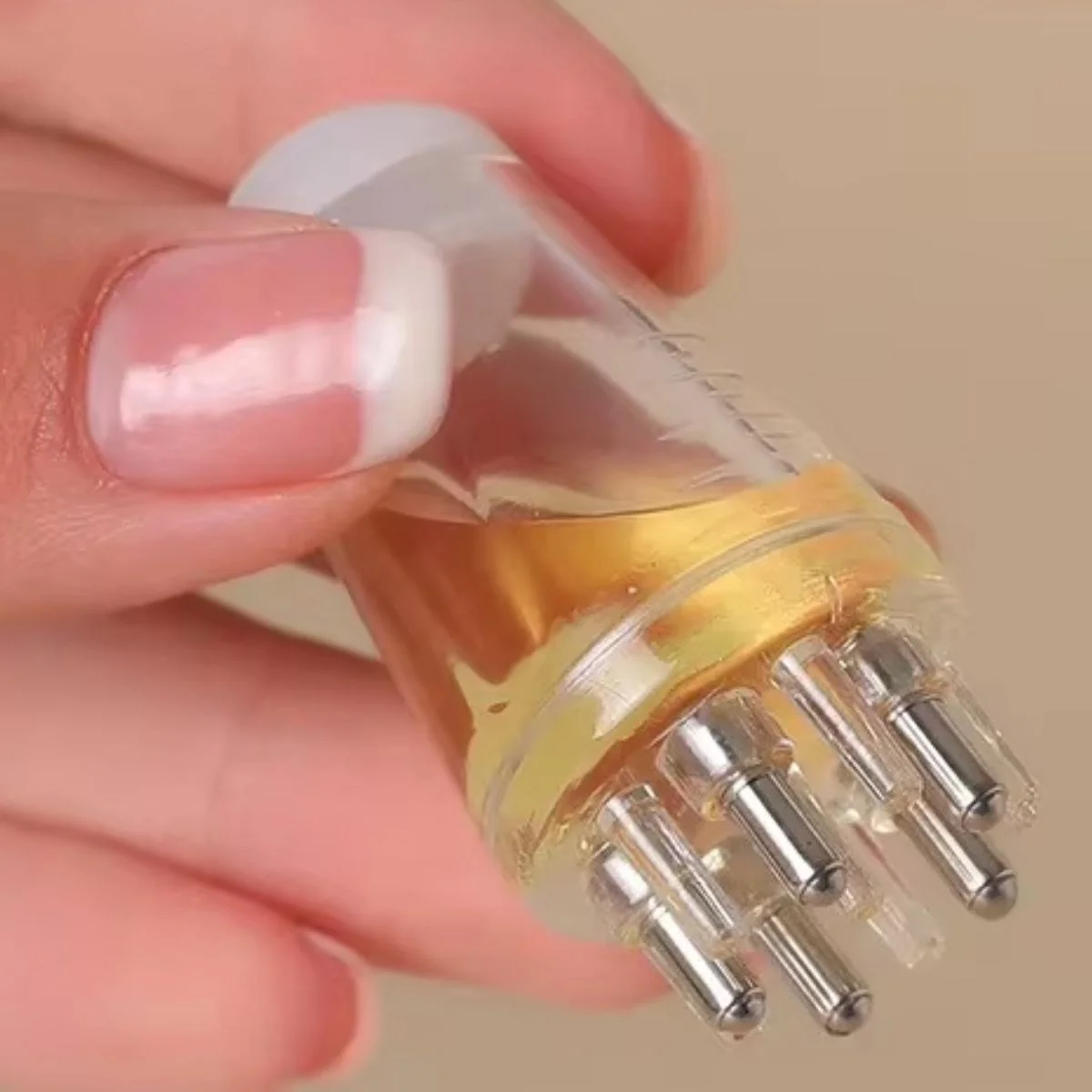 ni Saç Derisi ve Cilt Bakım Serum Aplikatörü Saç Serum Şişesi görsel 3