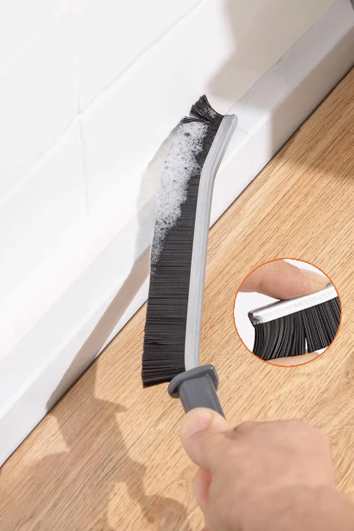 2 Li Çok Amaçlı Tezlik Fırçası & Derz Fırçası & Mutfak Banyo Tezlik Fırçası görsel 3