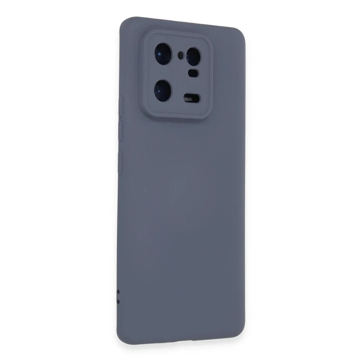 Xiaomi Mi 13 Pro Kılıf Nano içi Kadife Silikon - Gri görsel 2
