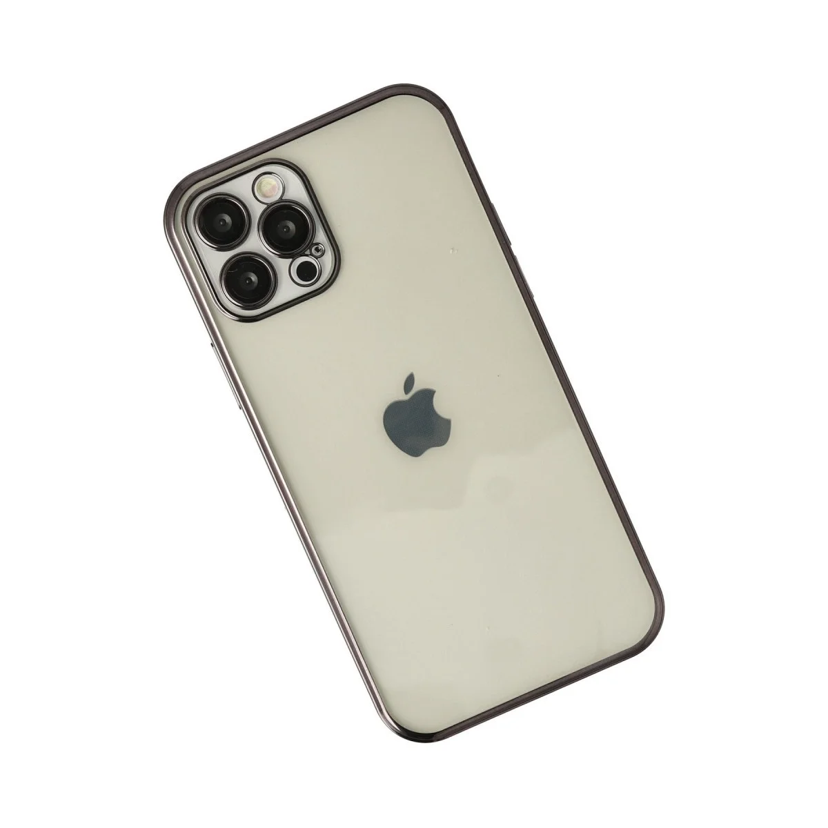 Apple İphone 12 Pro Max Kılıf Razer Lensli Silikon - Siyah görsel 2