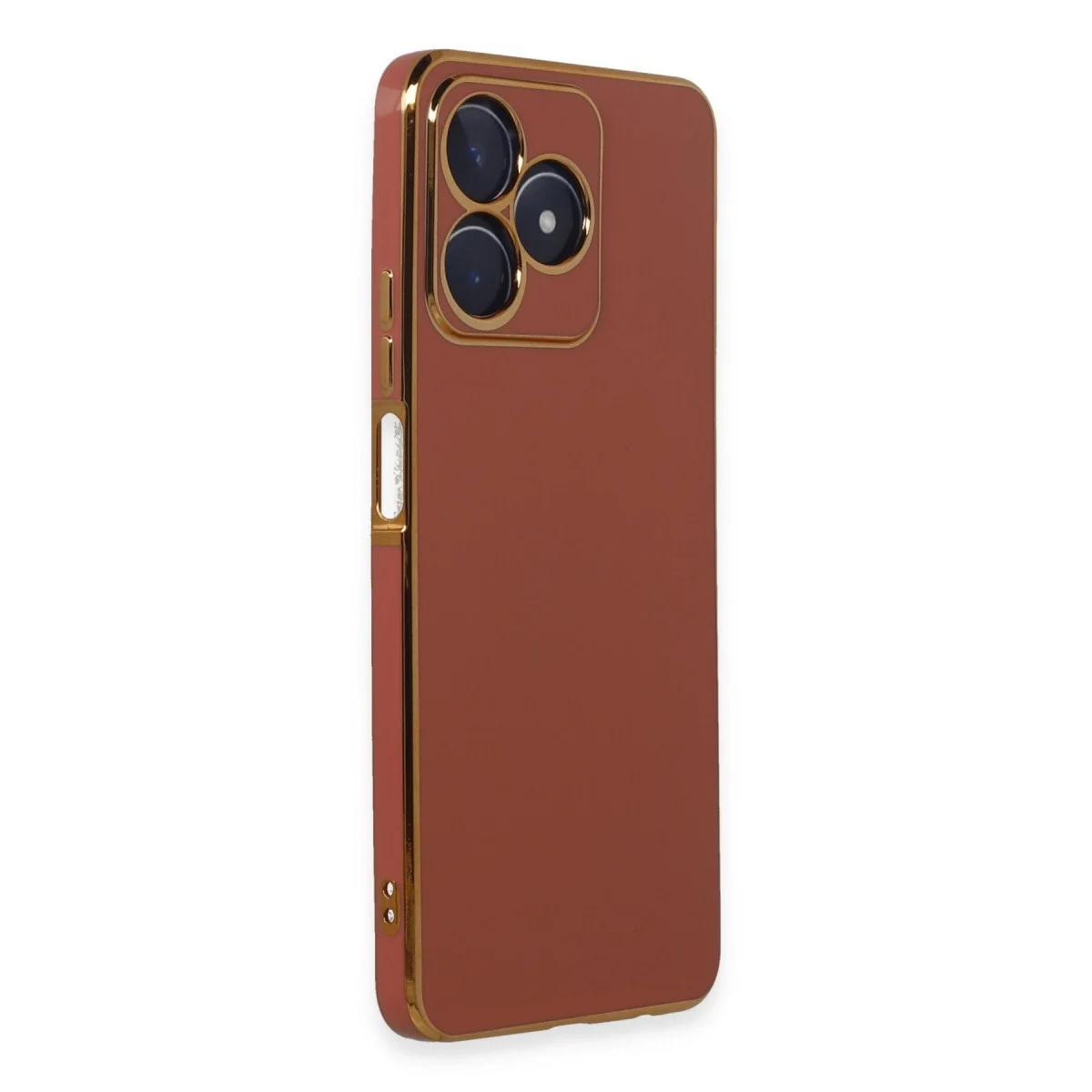 Realme C53 Kılıf Volet Silikon - Kırmızı görsel 2