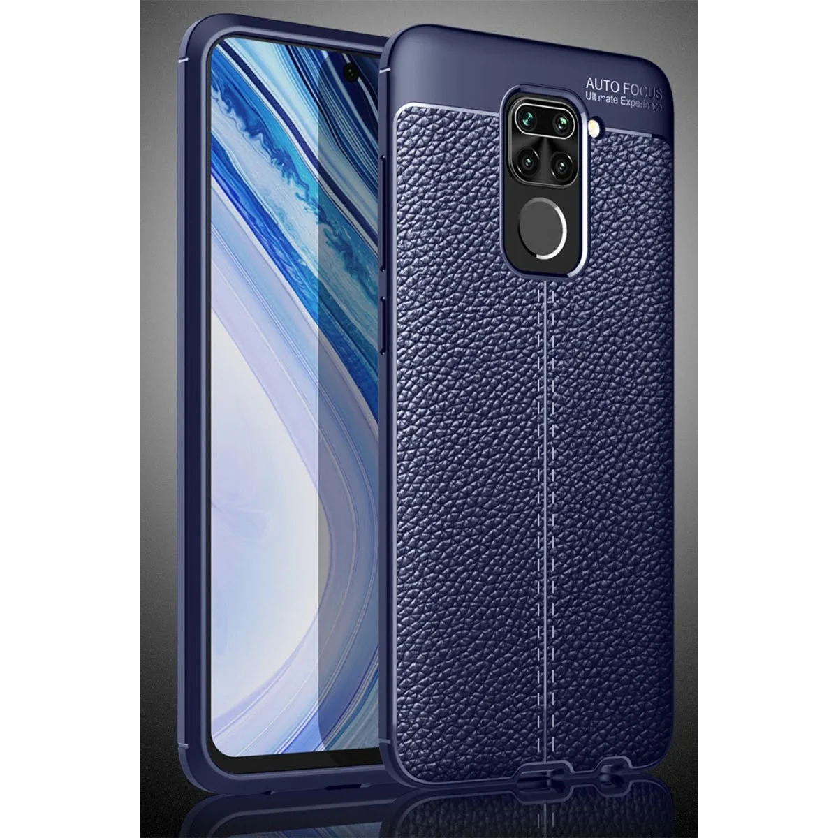 Xiao Red Note 9 Kılıf Auto Focus Kapak - Lacivert görsel 2