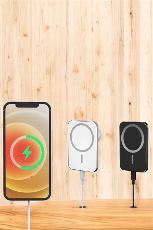 İOS Uyumlu Manyetik Tasarım Magsafe İphone 12/13/14/15 Uyumlu Powerbank görsel 5