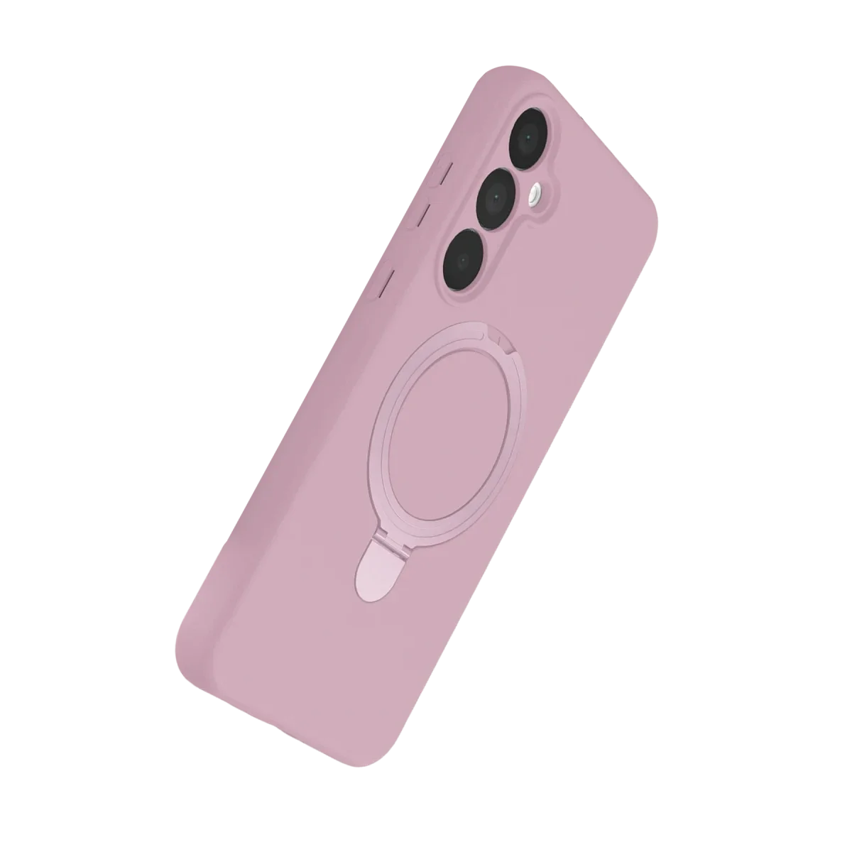 Samsung Galaxy A35 5G Regal Magsafe Standlı Kapak - Açık Pembe görsel 4