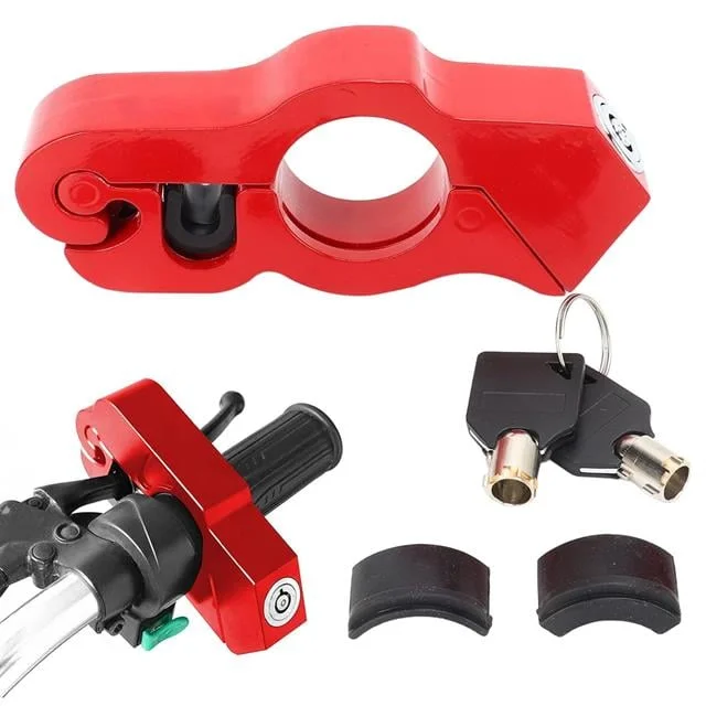 PM-29081 Motosiklet Scooter Elcik Gidon Fren Kilidi Pratik Hırsızlık Emniyet Kilidi görsel 5
