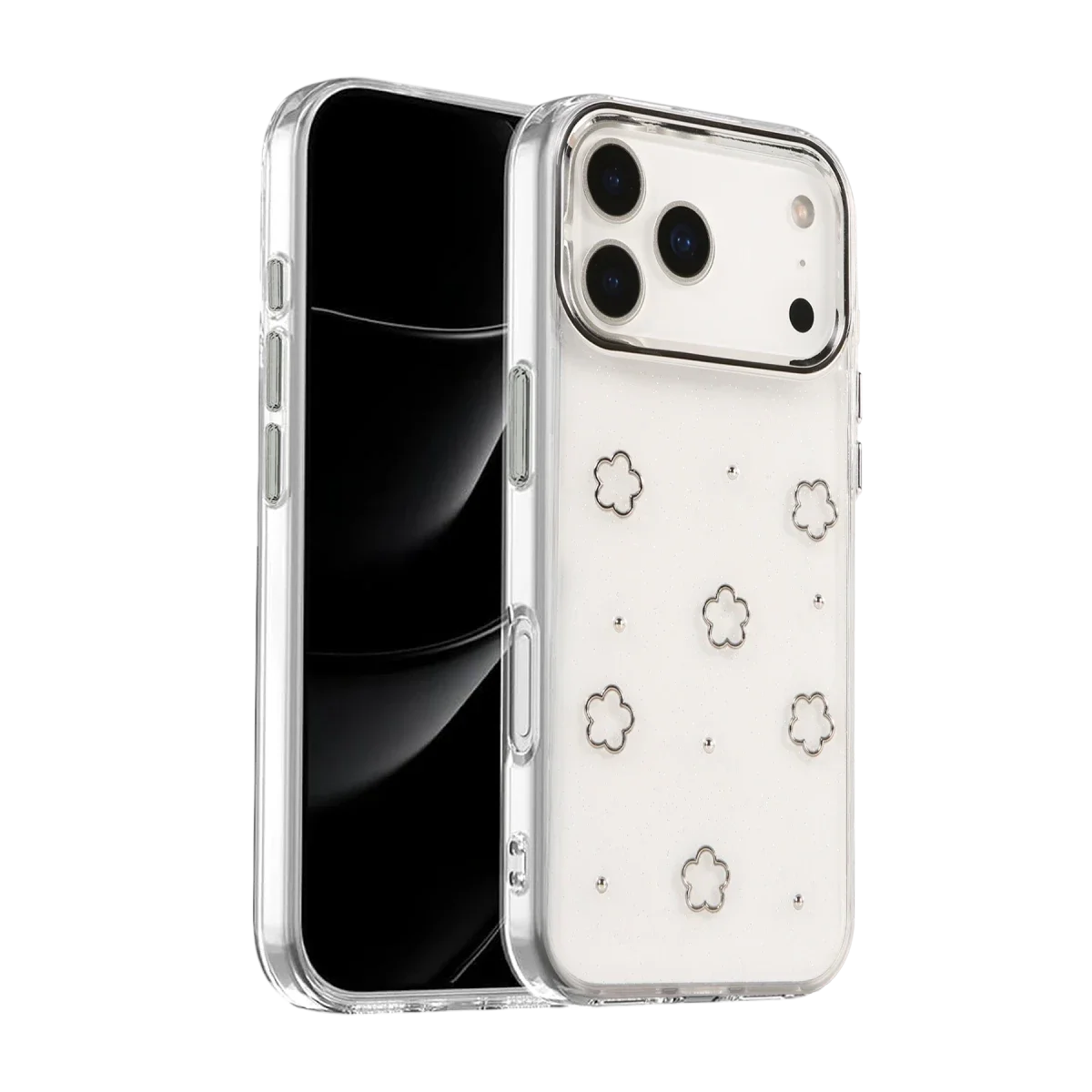 Apple iPhone 17 Pro Fiyonk Desenli Kapak - Desen 2