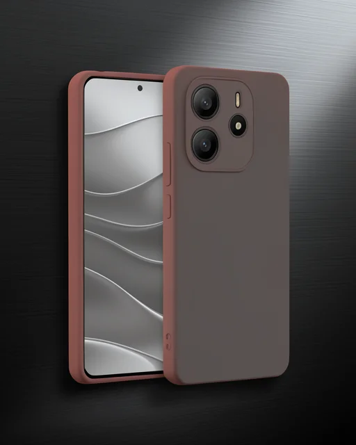 Xiaomi Redmi Note 14 4g Kılıf First Silikon - Gri