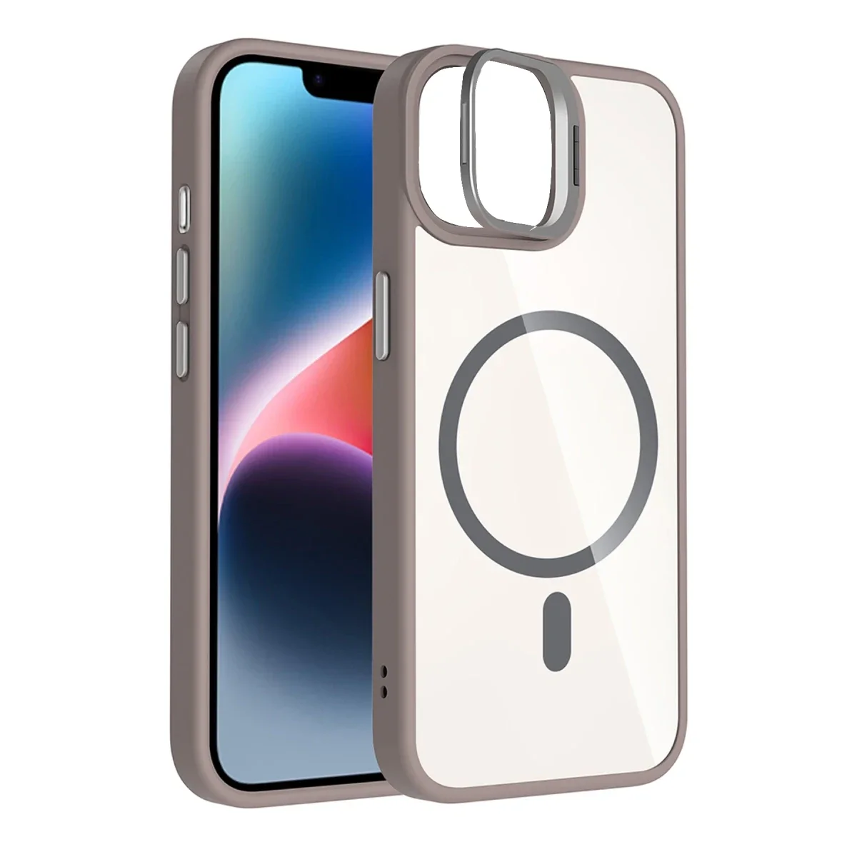 Joko Apple iPhone 11 Remim Lensli Magsafe Standlı Kapak - Titan Gri görsel 2