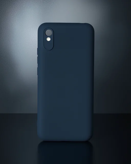 Xiaomi Redmi 9a Kılıf Nano İçi Kadife Silikon - Lacivert