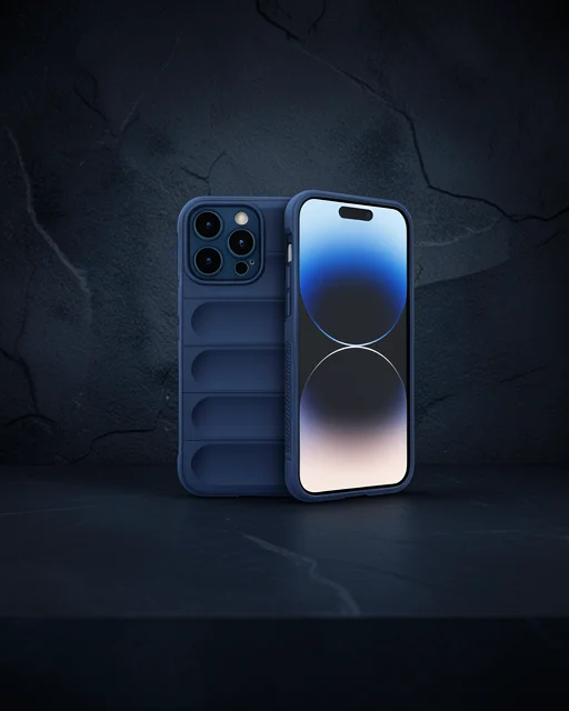 Apple İphone 16 Pro Max Kılıf Optimum Silikon - Lacivert