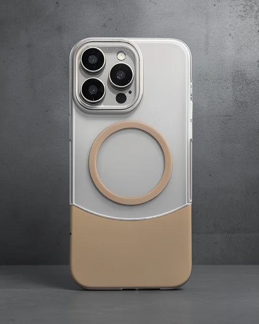 Joko Apple İphone 14 Pro Max Velar Magsafe Kapak - Çöl Titanyum