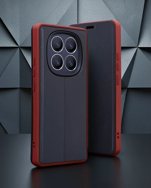 Xiaomi Redmi Note 14 Pro 5g Kılıf Flip Cover - Koyu Yeşil