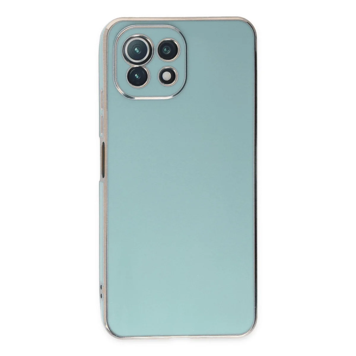 Xiaomi Mi 11 Lite Kılıf Volet Silikon - Açık Yeşil görsel 2