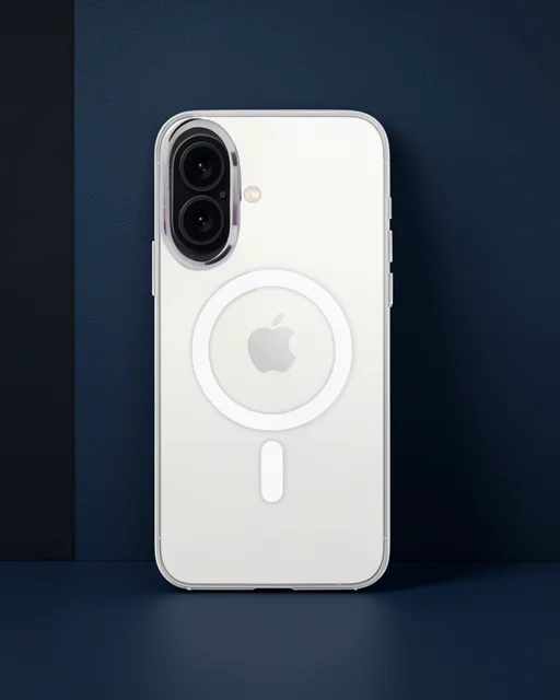 Apple İphone 16 Plus Kılıf Pc Real Magsafe Kapak - Şeffaf