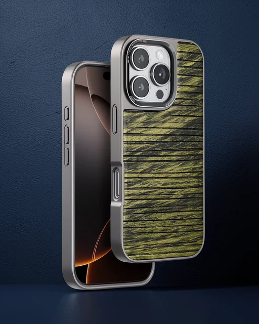 Venco Apple İphone 16 Pro Wave Kapak - Koyu Kahve