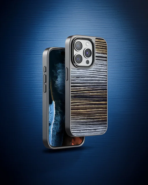 Venco Apple İphone 15 Pro Wave Kapak - Sarı