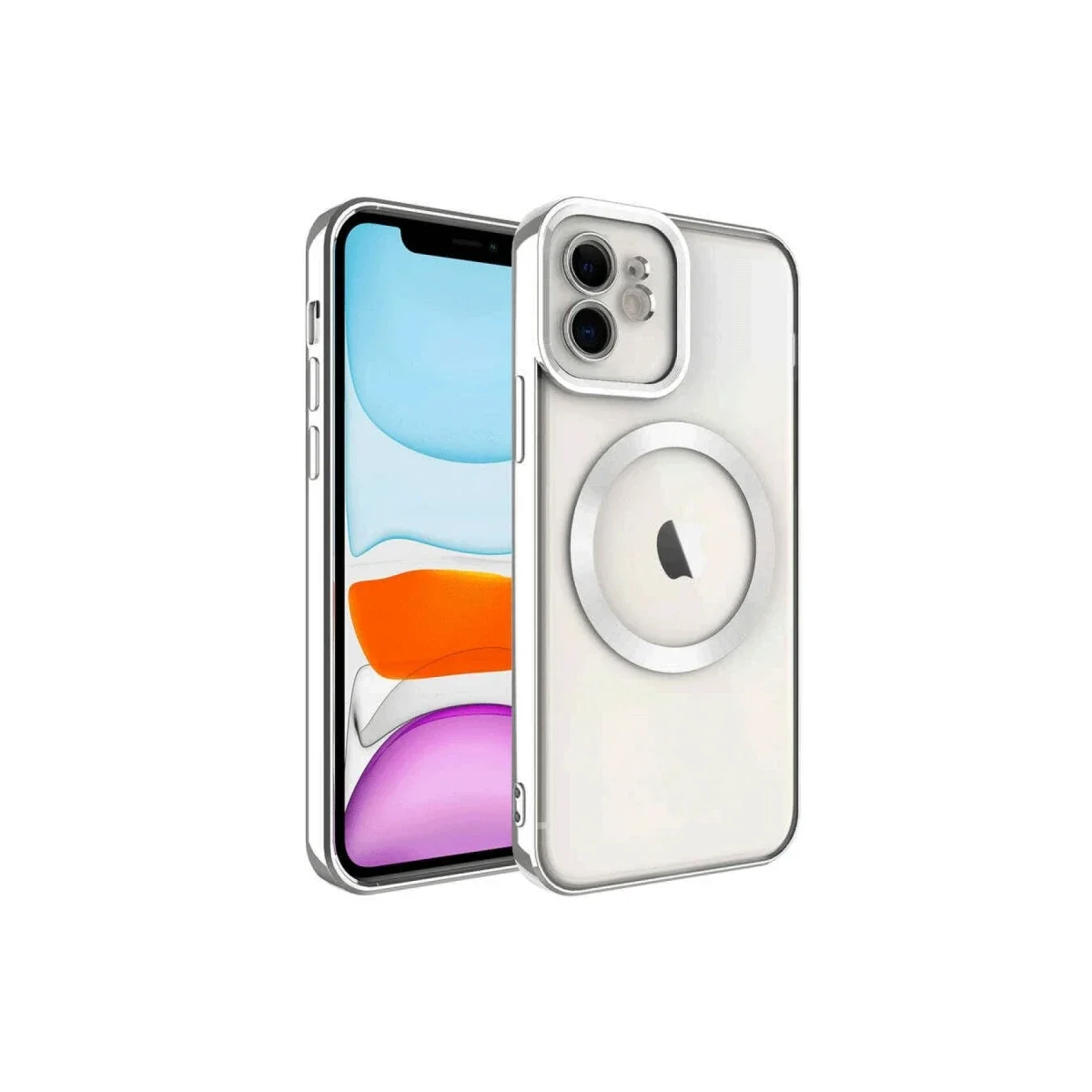 Apple iPhone 11 Kılıf Kross Magneticsafe Kapak - Titan Gri