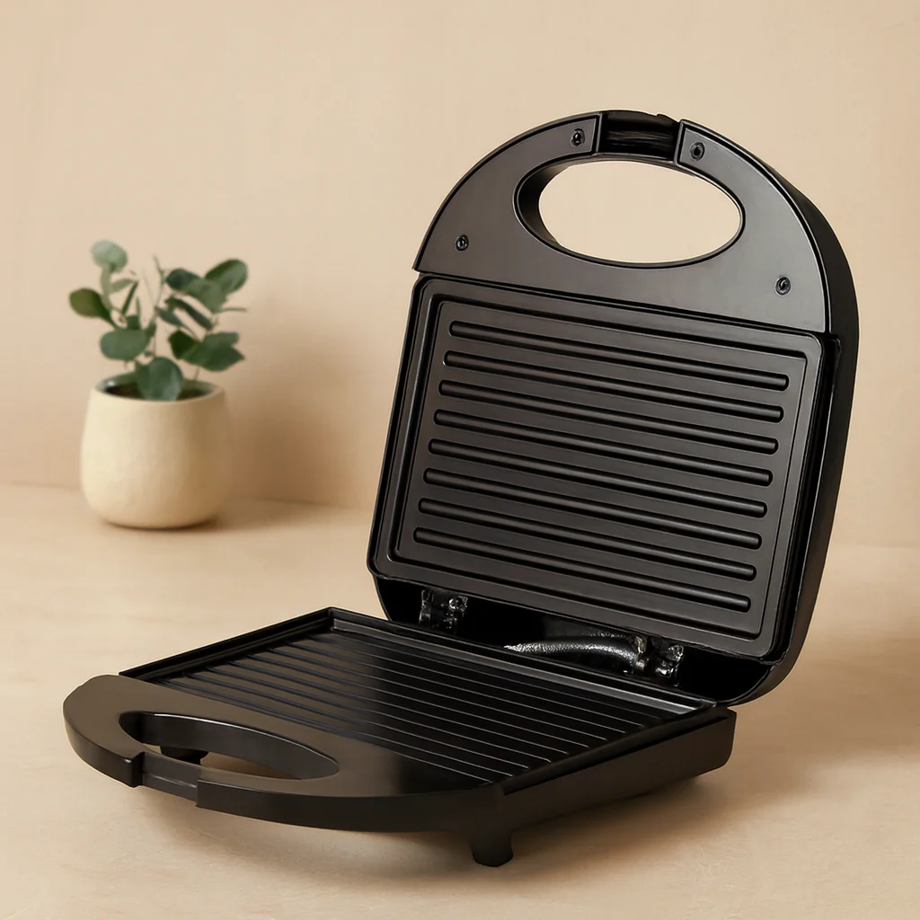 ni Elektrikli Tost Makinesi (2 Dilim) 750W Yapışmaz