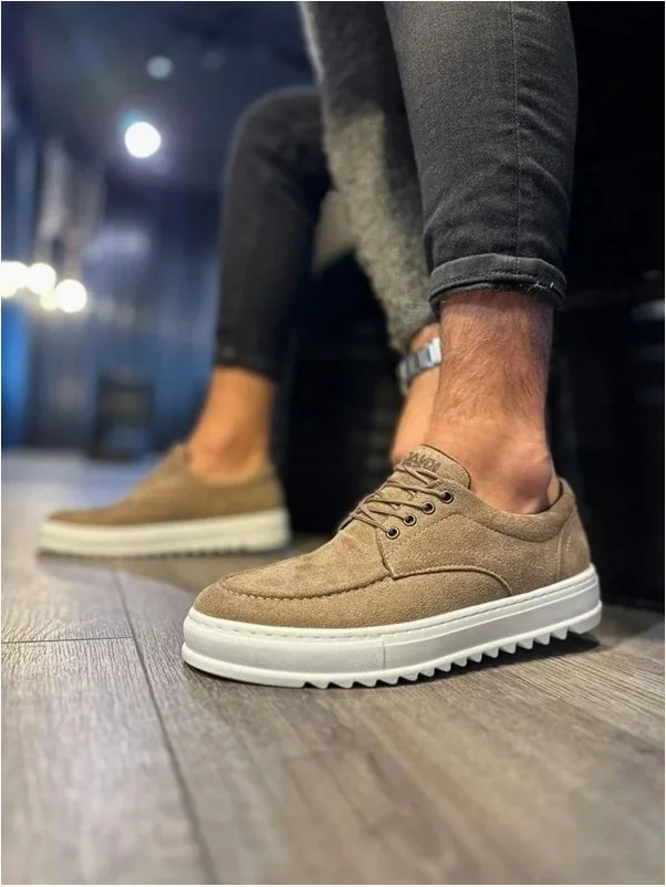 Erkek Ayakkabı Ayakkabı Bağcıklı Süet Klasik Casual Ofis Dengeli görsel 2