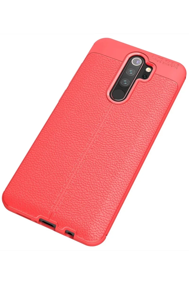 Xiaomi Redmi Note 8 Pro Kılıf Auto Focus Kapak - Kırmızı görsel 2