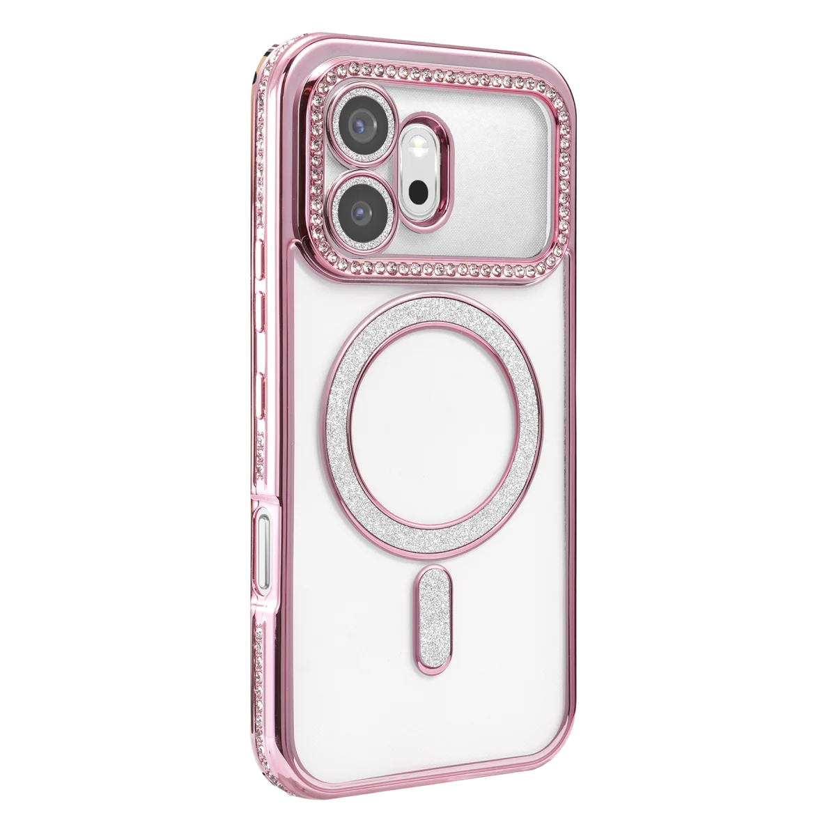 Huawei Honor 600 Joke Simli Magneticsafe Kılıf - Pembe görsel 2
