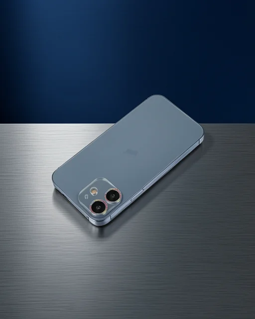 Apple İphone 12 Mini Shine Kamera Lens Koruma Cam - Rainbow