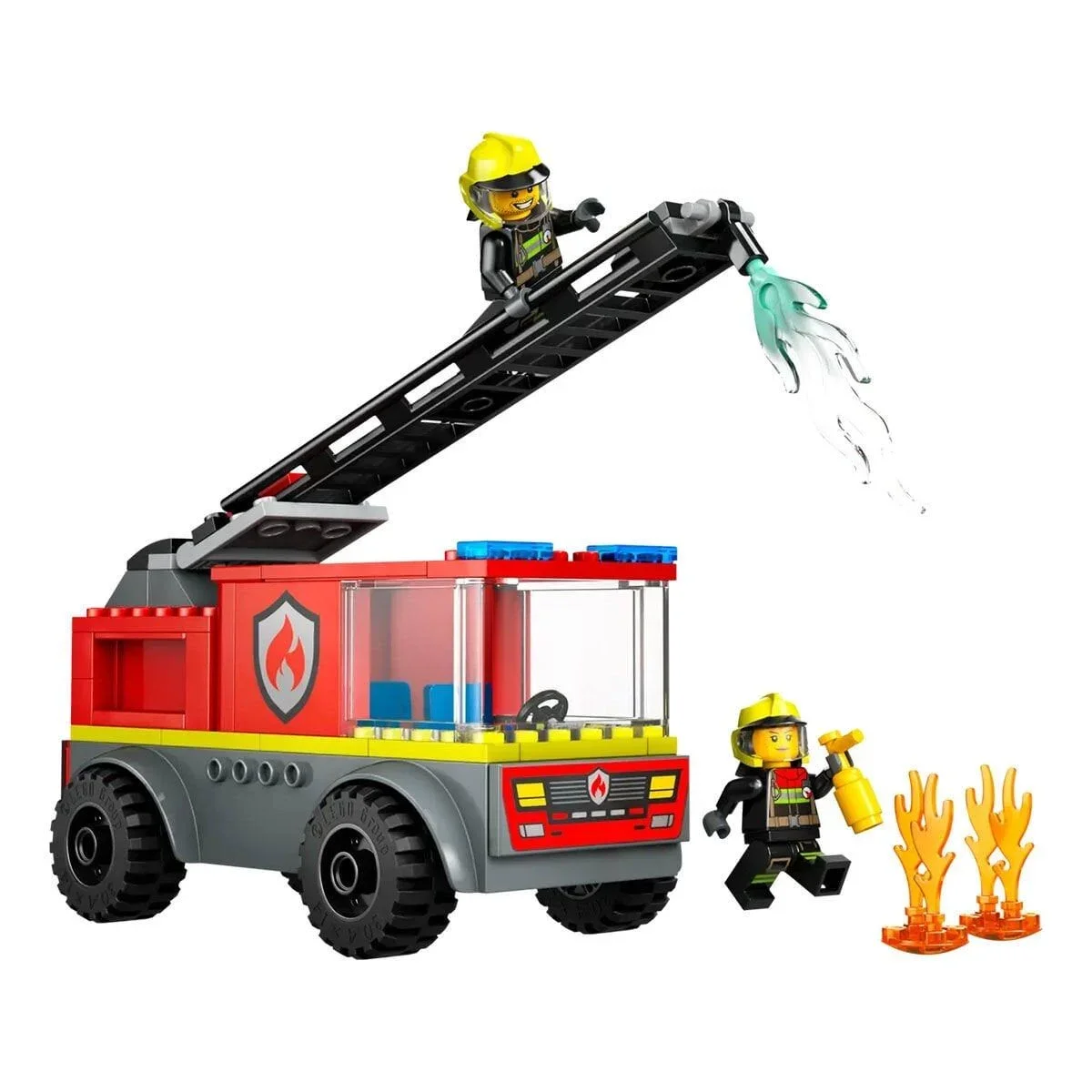 60463 Lego City Merdivenli İtfaiye Kamyonu 82 parça +4 yaş görsel 2