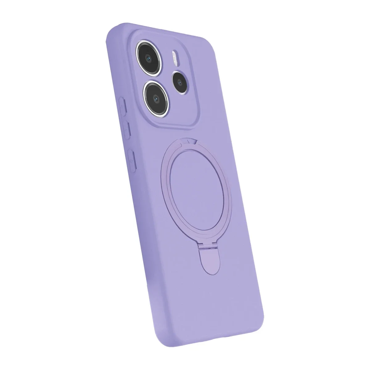 Xiaomi Redmi Note 14 4G Regal Magsafe Standlı Kapak - Lila görsel 2