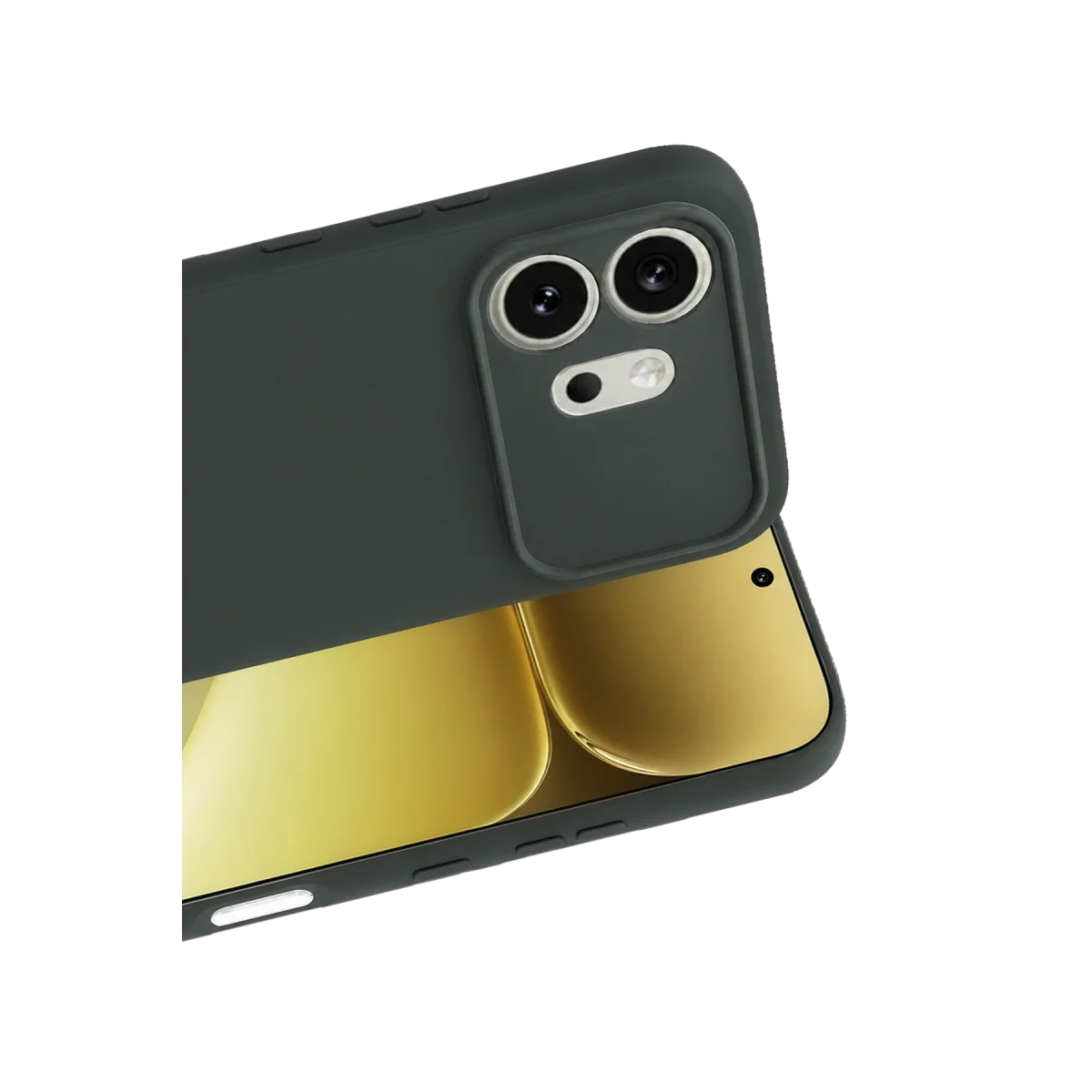 Huawei Honor 600 First Silikon - Koyu Yeşil görsel 2