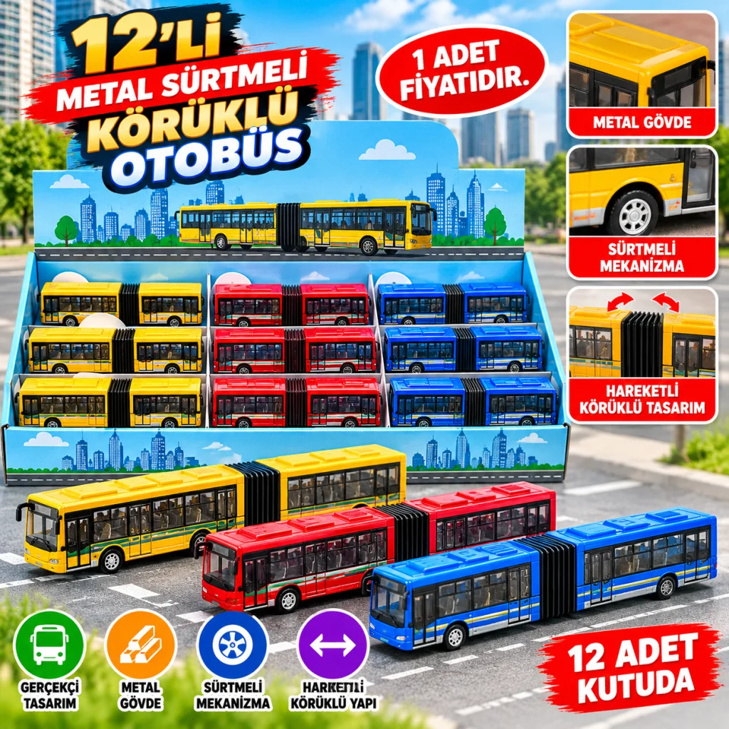 DMN1210-C48 Kutuda 12Lİ Metal Sürtmeli.körük.otobüs 1 Adet Fiyatıdır